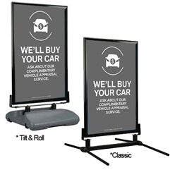 We’ll Buy Your Car Curb Sign-BMW