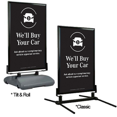 We’ll Buy Your Car Curb Sign-Mercedes Benz