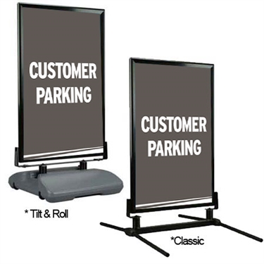 Directional Curb Sign – Customer Parking