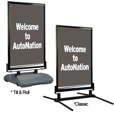 Directional Curb Sign – Welcome