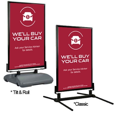 EMT We’ll Buy Your Car Curb Sign-Jaguar
