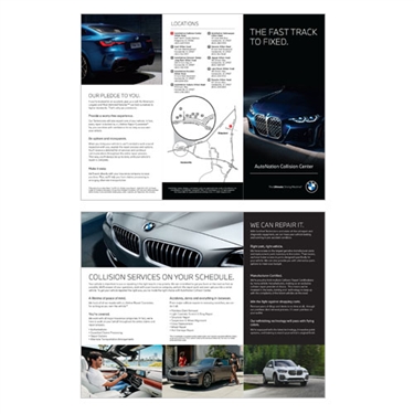 Collision Center BMW  Merchandising Brochure