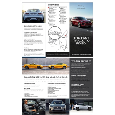 Collision Center Merchandising Brochure - Jaguar