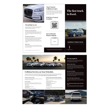 Collision Center Lincoln Merchandising Brochure