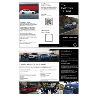 Collision Center Mercedes Benz Merchandising Brochure
