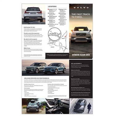 Collision Center Volvo Merchandising Brochure