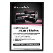 Precision Parts Battery Poster