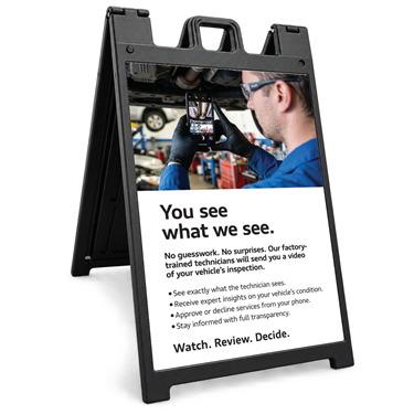 Audi MPI Video Service A-Frame