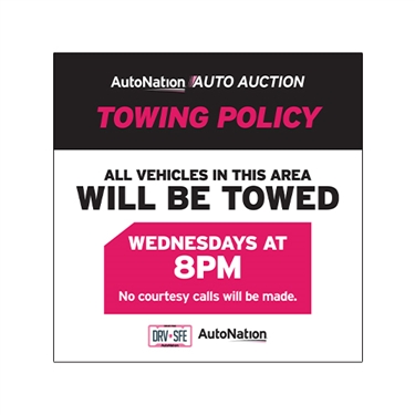 AutoNation Auction Vinyl Banner