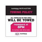 AutoNation Auction Vinyl Banner