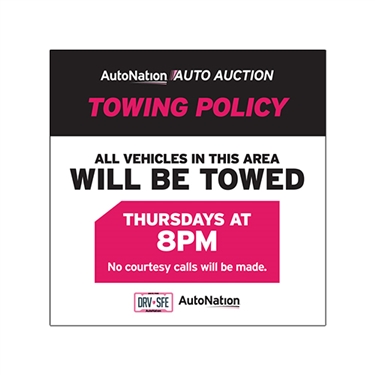 AutoNation Auction Vinyl Banner