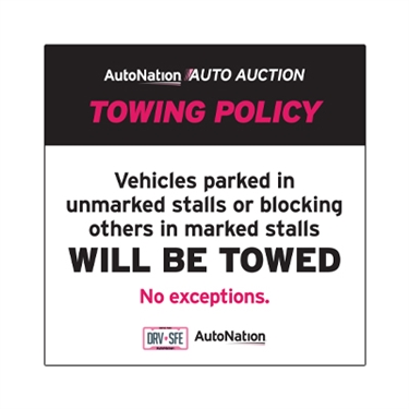 AutoNation Auction Vinyl Banner