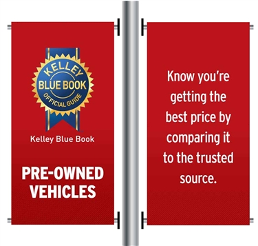 AutoNation Pre Owned Pole Banner Carfax