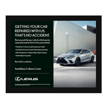 Poster- Collision Center Lexus SAFE