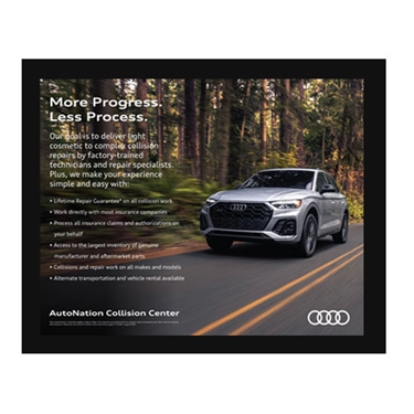 Poster- Collision Center Audi OVERVIEW