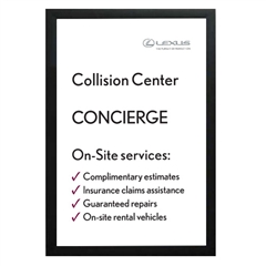 AutoNation Poster Collision Center Concierge