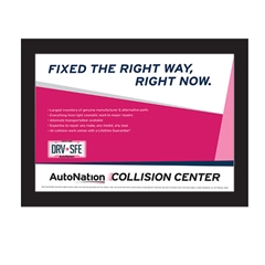 Poster- Collision Center Fixed the Right Way