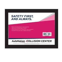 Poster- Collision Center Safety First and Always