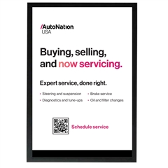 AutoNation Now Servicing Poster
