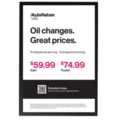 AutoNation Oil Change Poster