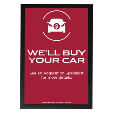 EMT We'll Buy Your Car Poster-Jaguar