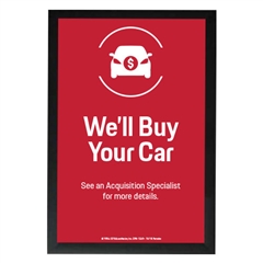 EMT We'll Buy Your Car Poster-Porsche