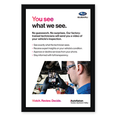 Subaru MPI Video Service Poster