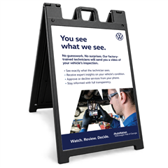 VW MPI Video Service A-Frame
