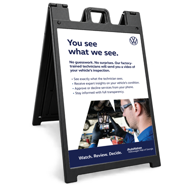 VW MPI Video Service A-Frame