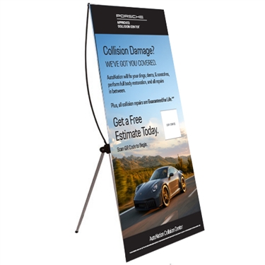 X Wing Collision Repair with QR Code-Porsche